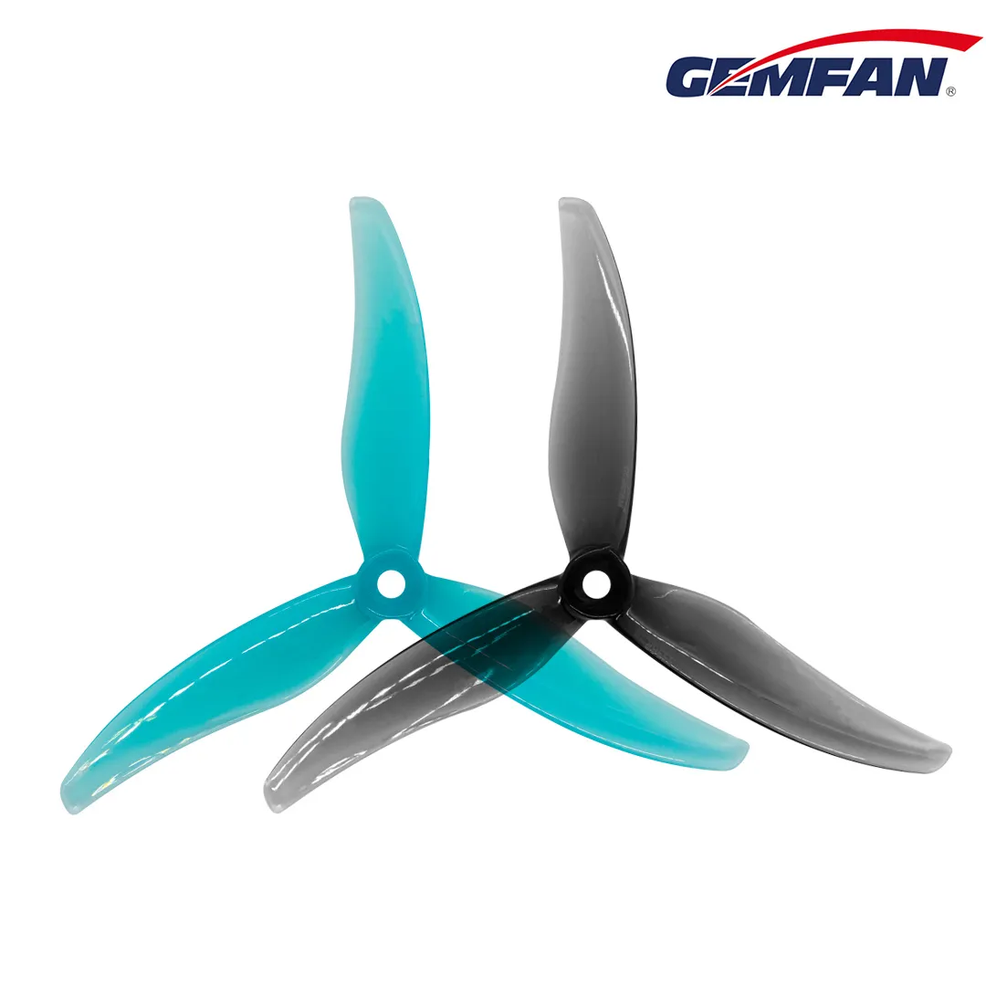 11286 3 propellers gemfan hurricane 5536 3 pc durable clear blue 2ccw 2cw