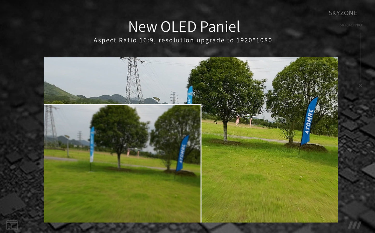 15285 goggles skyzone sky04o pro analog black