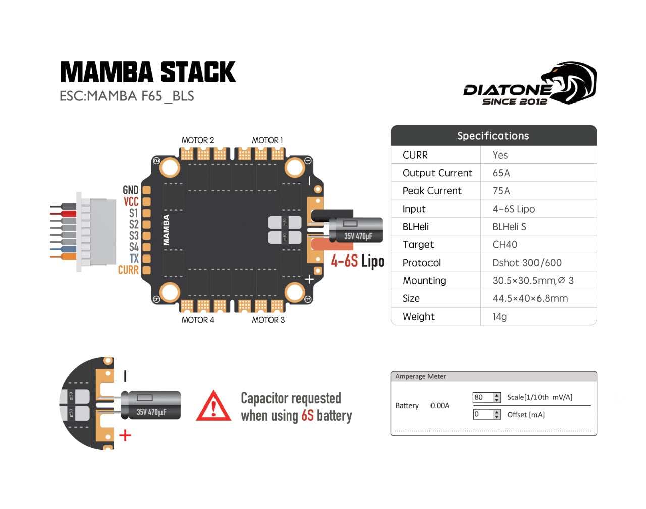 16263 3 stack diatone mamba f405 mk2 65 bls 42688