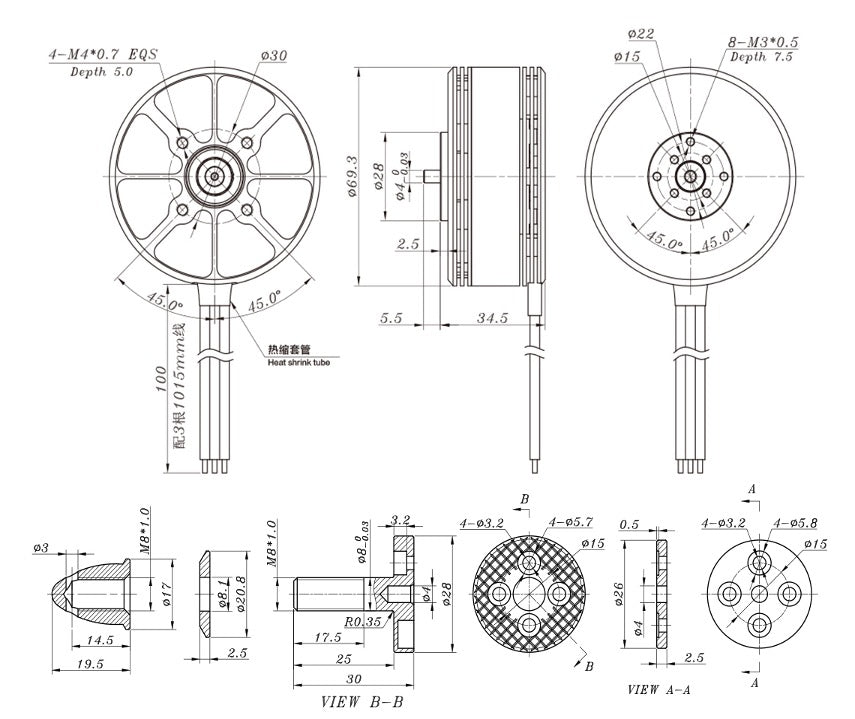 Motor SunnySky X6212S 340KV