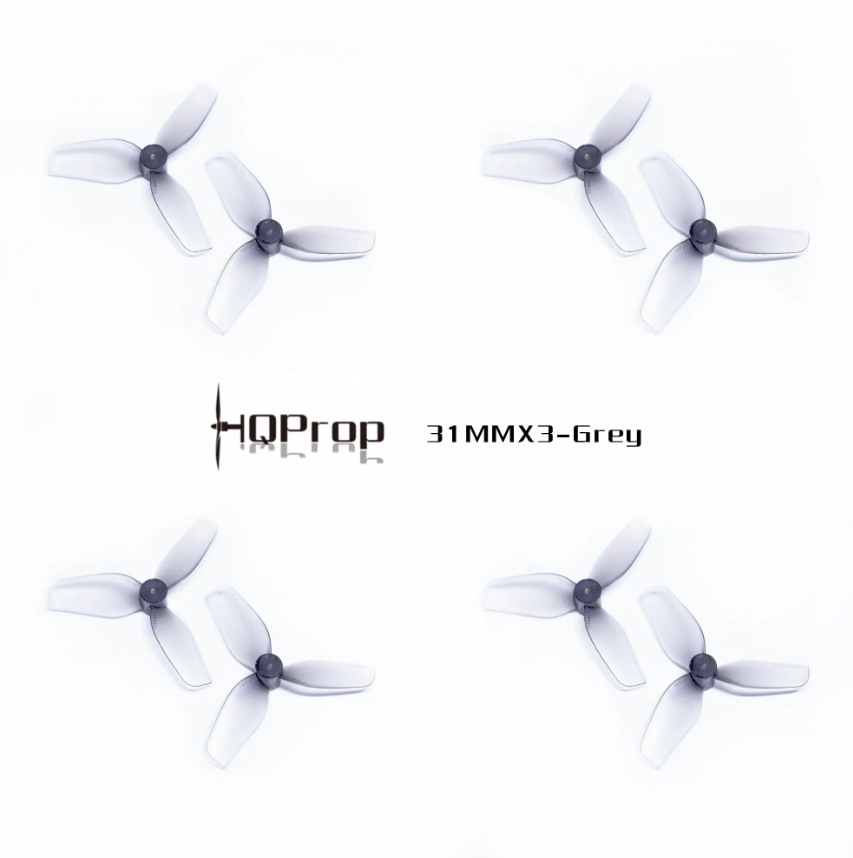 Propeller HQProp Ultralight Whoop 3-Blade 1.2X1.1X3 Gray (2CCW+2CW)