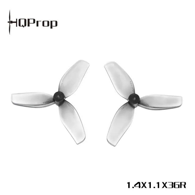 Propeller HQProp Ultralight Whoop 3-Blade 1.4X1.1X3 Grey (2CW+2CCW) 1MM Shaft