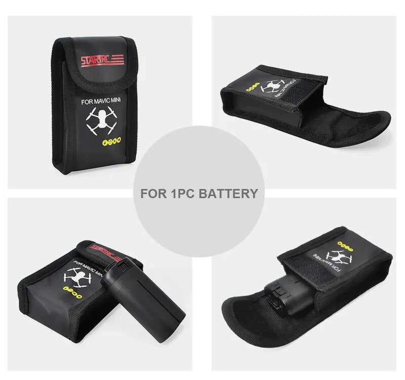 6657 3 battery safety bag startrc for mini 2 mini se mavic mini mini 3 pro for 1 pc battery