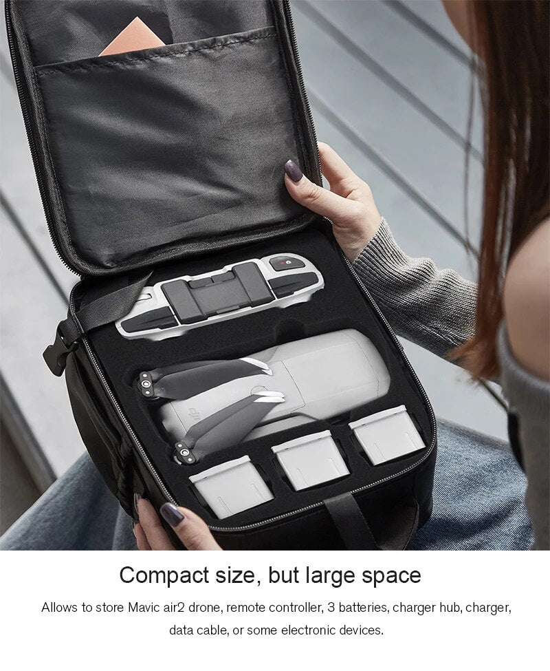 6843 8 carrying bag startrc for dji air 2 2s with rc n1 controller