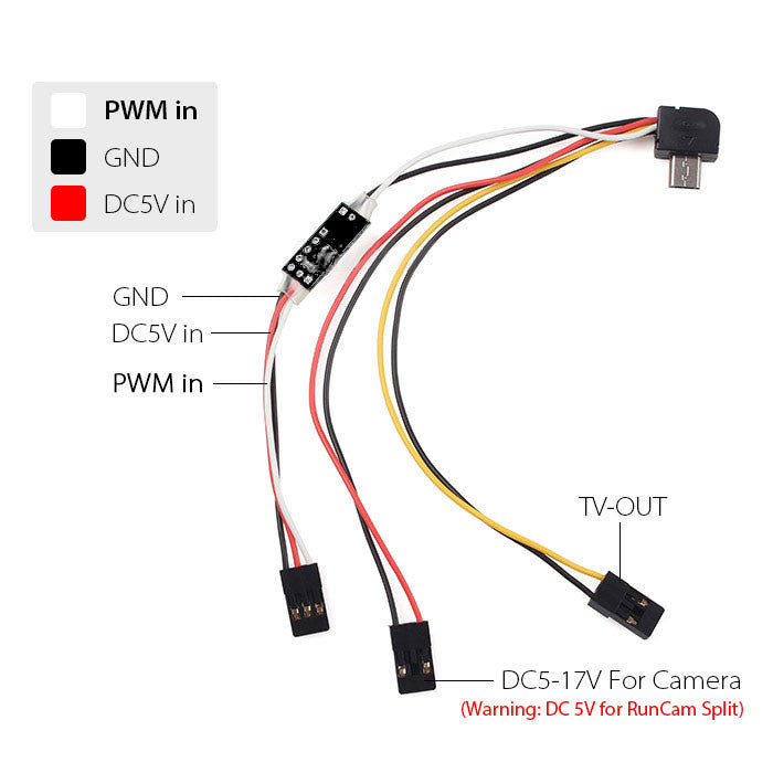 8382 1 remote cable runcam2 runcam3 runcam2 4k runcam split