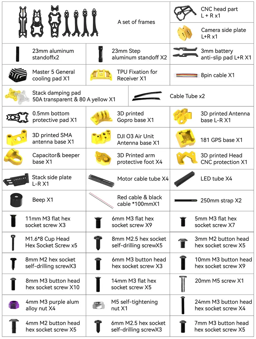 8403 1 frame speedybee master 5 v2