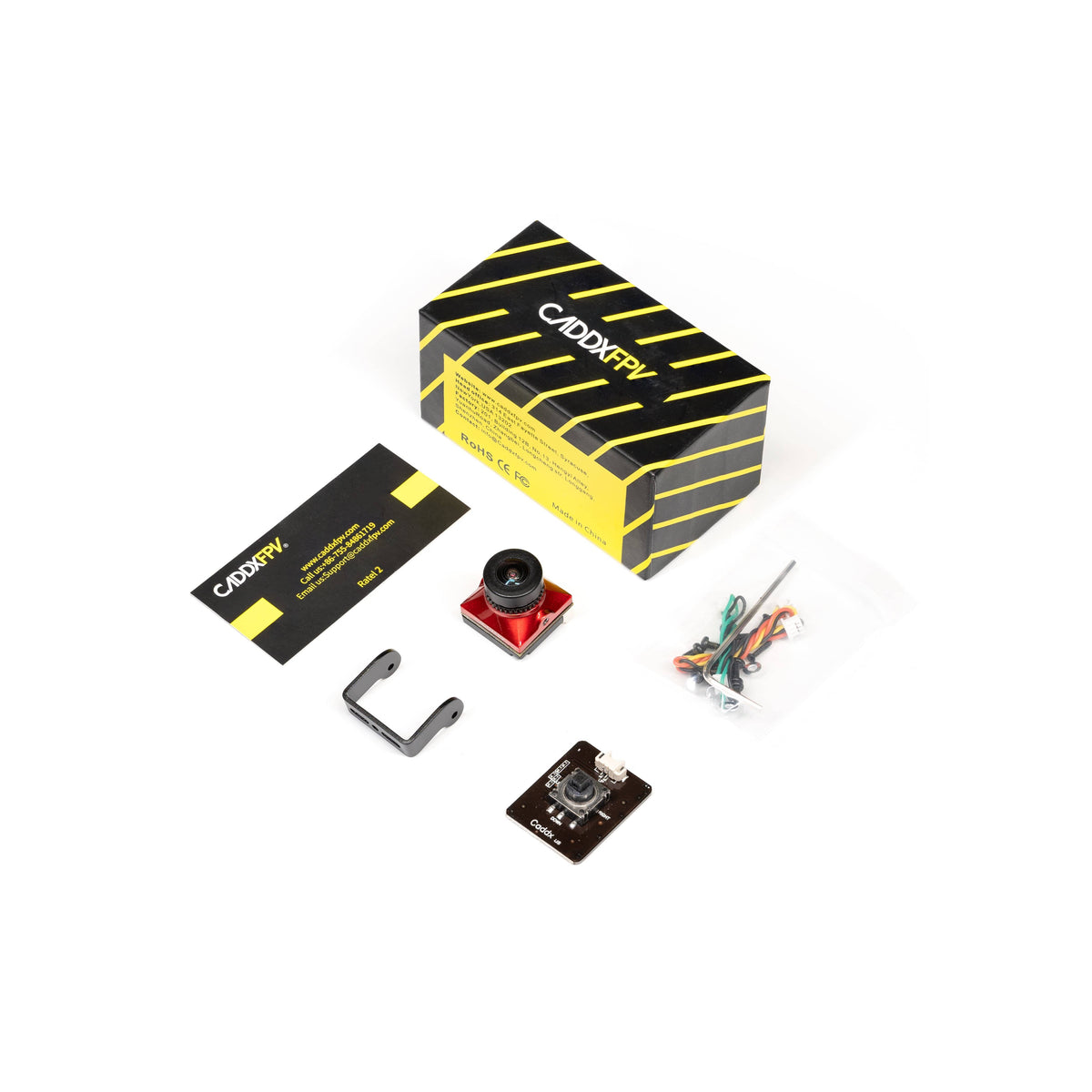 9588 7 fpv camera caddxfpv caddx ratel 2 red