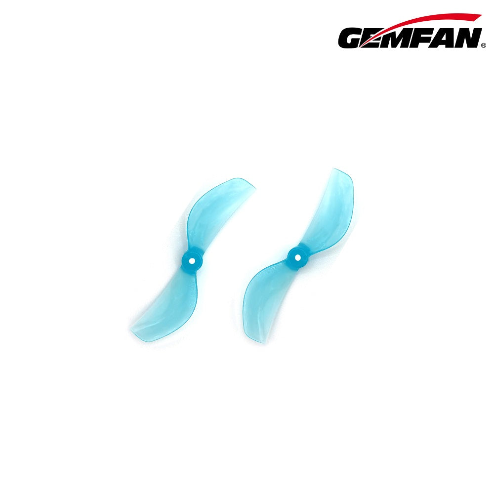 10548 2 propellers gemfan 45mm 2 pc durable 1 5mm clear blue 4ccw 4cw
