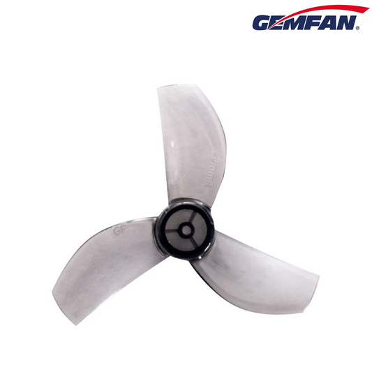 10605 2 propellers gemfan 35mm 3 pc shaft 1mm clear gray 4ccw 4cw