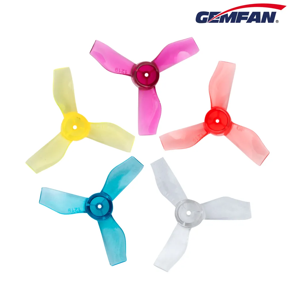 10629 3 propellers gemfan 1219 3 31mm pc durable 1mm clear blue 4ccw 4cw