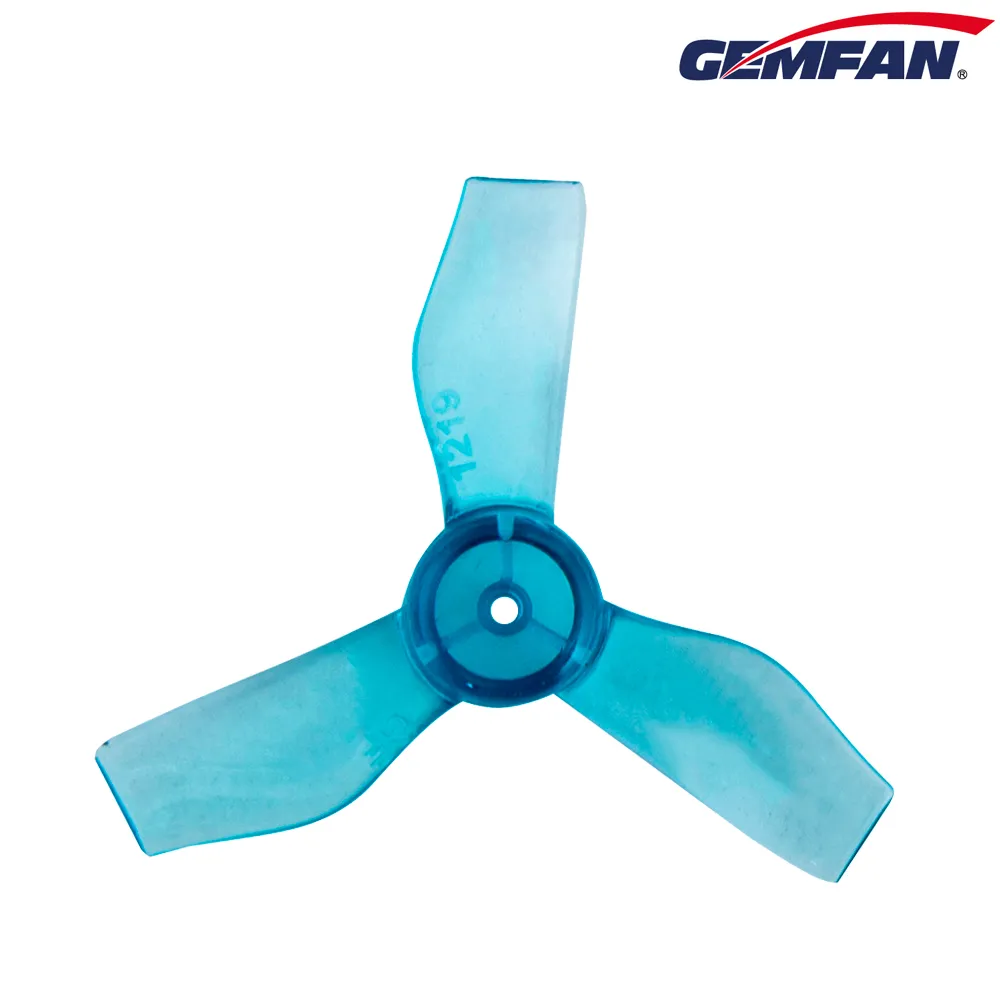 10644 2 propellers gemfan 1219 3 31mm pc durable 0 8mm clear blue 4ccw 4cw