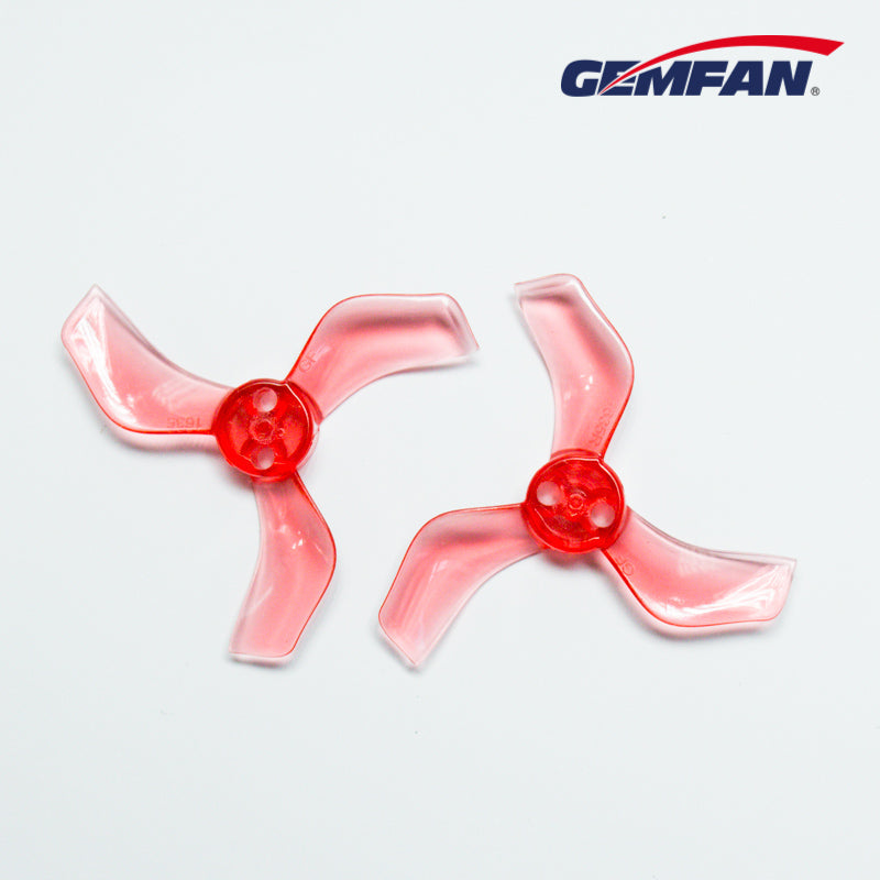 10680 1 propellers gemfan 1635 3 40mm pc durable 1 5mm clear red 4ccw 4cw