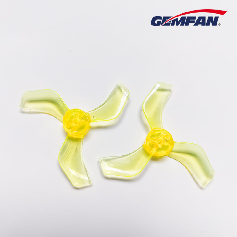 10692 1 propellers gemfan 1635 3 40mm pc durable 1mm clear yellow 4ccw 4cw