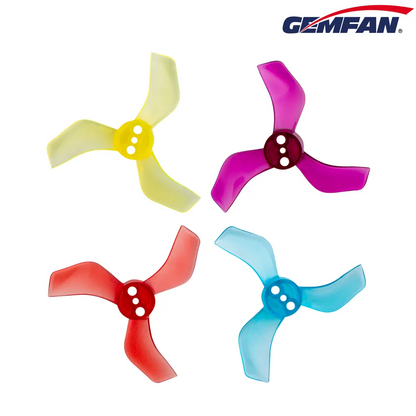 10695 1 propellers gemfan 1635 3 40mm pc durable 1mm clear red 4ccw 4cw