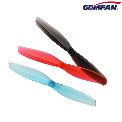 10761 3 propellers gemfan 65mms 2 pc shaft 1 5mm clear red 4ccw 4cw