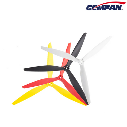 10812 3 propellers gemfan x class 13x10x3 composite material yellow 1ccw 1cw