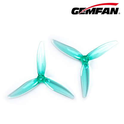 10995 5 propellers gemfan hurricane 5127 3 pc durable clear green 2ccw 2cw