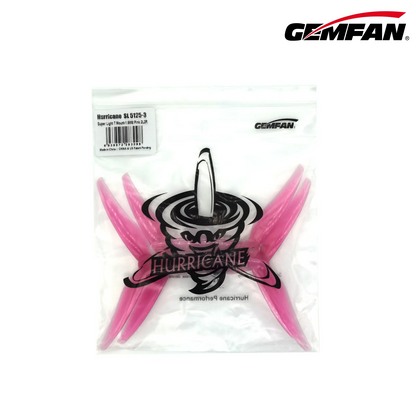 11016 9 propellers gemfan super light 5125 3 pc durable t mount 1 5mm pink 2ccw 2cw