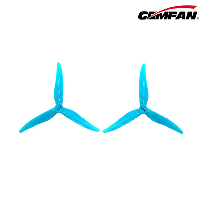 11022 8 propellers gemfan super light 5125 3 pc durable t mount 1 5mm blue 2ccw 2cw