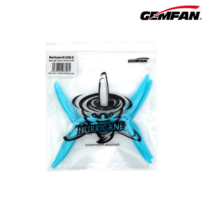 11022 9 propellers gemfan super light 5125 3 pc durable t mount 1 5mm blue 2ccw 2cw