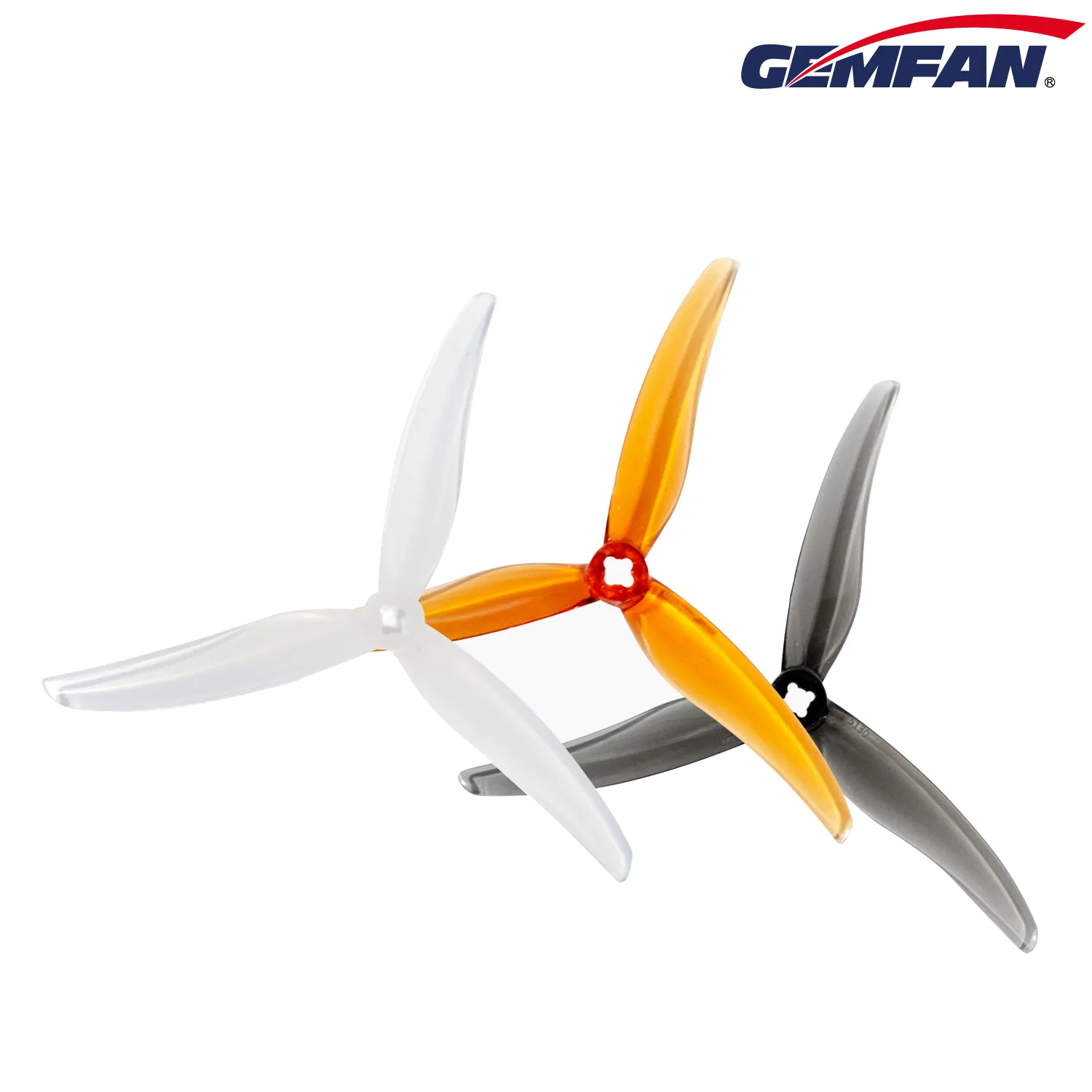 11034 3 propellers gemfan super light 5130 3 pc durable 1 5mm m5 adapter milk white 2ccw 2cw