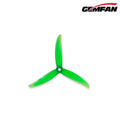 11100 2 propellers gemfan vannystyle 5136 3 pc durable translucent green 2ccw 2cw