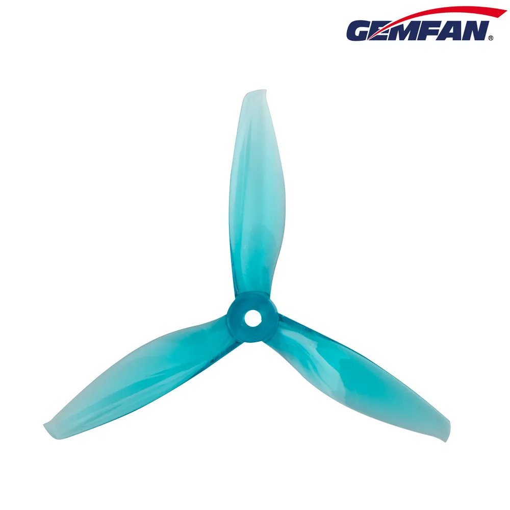 11118 2 propellers gemfan flash 5144 3 pc durable popo clear blue 2ccw 2cw