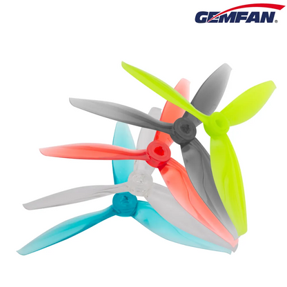 11124 3 propellers gemfan flash 5144 3 pc durable popo clear gray 2ccw 2cw