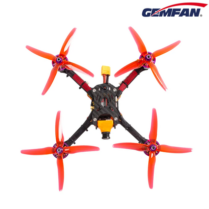 11130 5 propellers gemfan hurricane 51455 4 x props pc durable 4 blade popo clear 2ccw 2cw