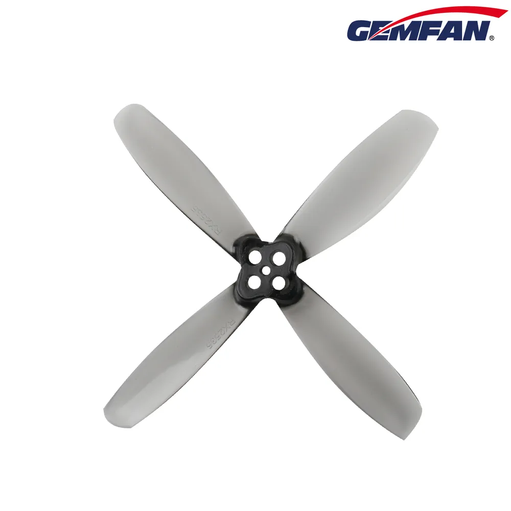 11508 3 propellers gemfan 2535 rotorx 2 to 4 blade t mount clear gray