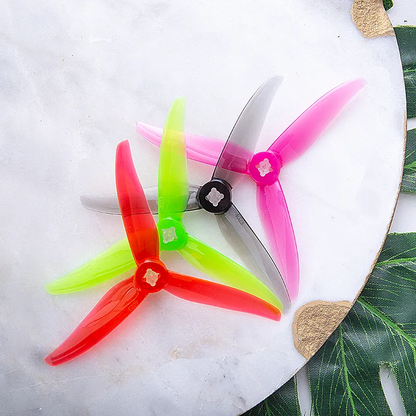 11658 5 propellers gemfan hurricane 4023 3 pc durable 1 5mm m5 adapter clear red 2ccw 2cw