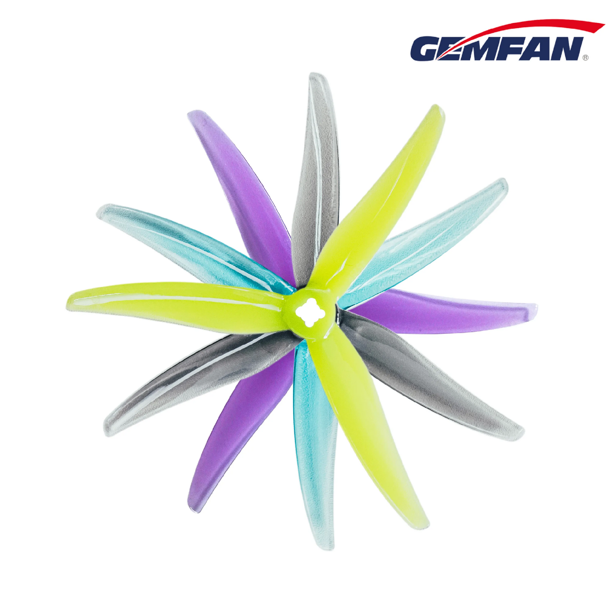 11712 3 propellers gemfan hurricane 4525 3 pc durable clear blue 2ccw 2cw