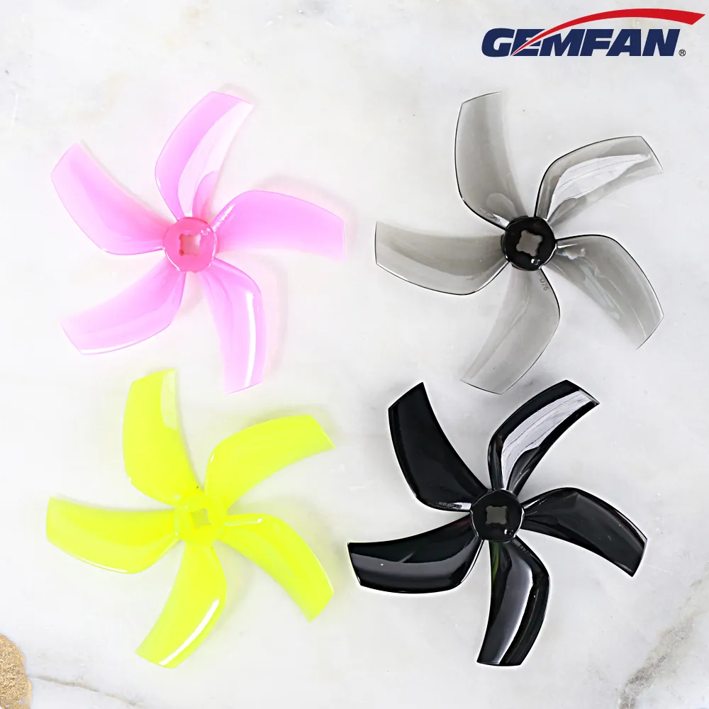 11865 3 propellers gemfan ducted d76 5 3inch pc 1 5mm m5 adapter pink 2ccw 2cw