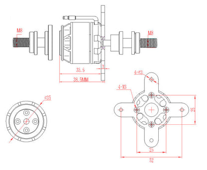 12435 2 motor emax gt2812 05 1840kv