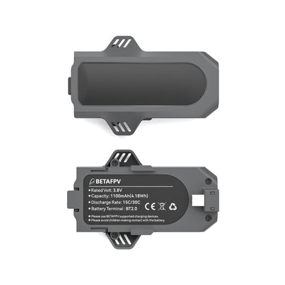 12874 1 battery betafpv aquila16 exclusive lihv 1s 3 8v 1100mah 15c bt2 0 2pcs