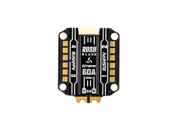 12940 esc rushfpv rush extreme 60a 3 6s blheli 32 30x30 4 in1