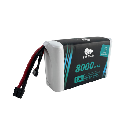 13797 battery partizan li ion 6s2p 22 2v 8000mah 10c xt60