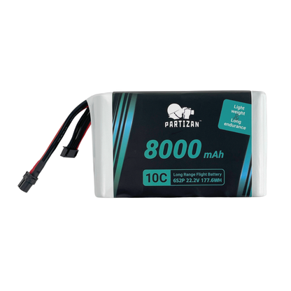 13797 1 battery partizan li ion 6s2p 22 2v 8000mah 10c xt60