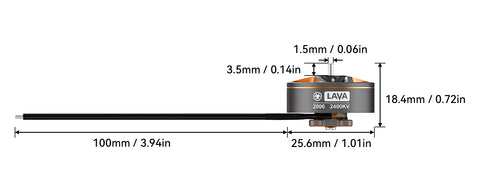 14046 3 motor betafpv 2006 2400kv 1pcs