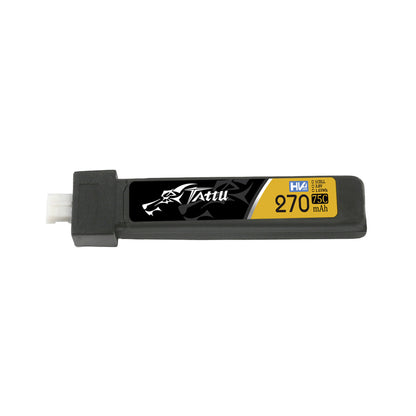 14310 1 battery tattu lipo 1s 3 8v 270mah 75c 3 8v high voltage lipo with jst phr 2 0 plug 5pcs