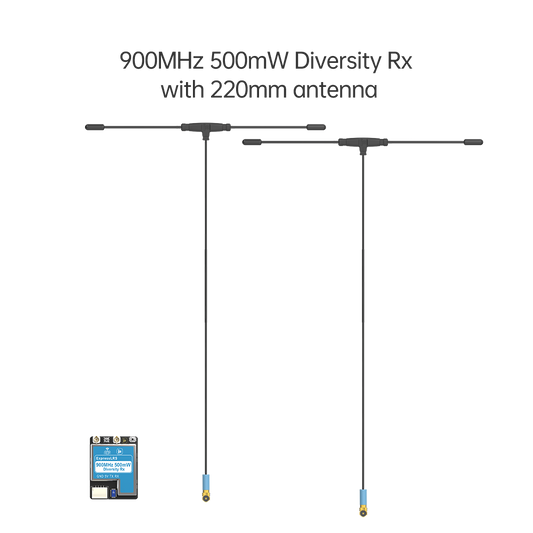 14925 receiver iflight true diversity elrs 868 915 rx 2x 220mm antenna