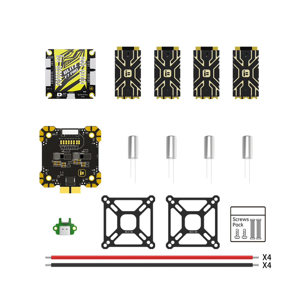 15237 stack iflight blitz e80 single cnc 4 blitz f7 pro v1 1 x4