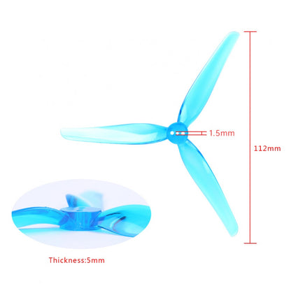15579 4 propellers iflight nazgul 5030 blue