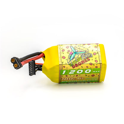 15837 battery cnhl pizza series lipo 6s 22 2v 1200mah 100c xt60