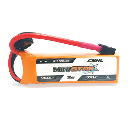 15852 3 battery cnhl ministar lipo 3s 11 1v 450mah 70c xt30u