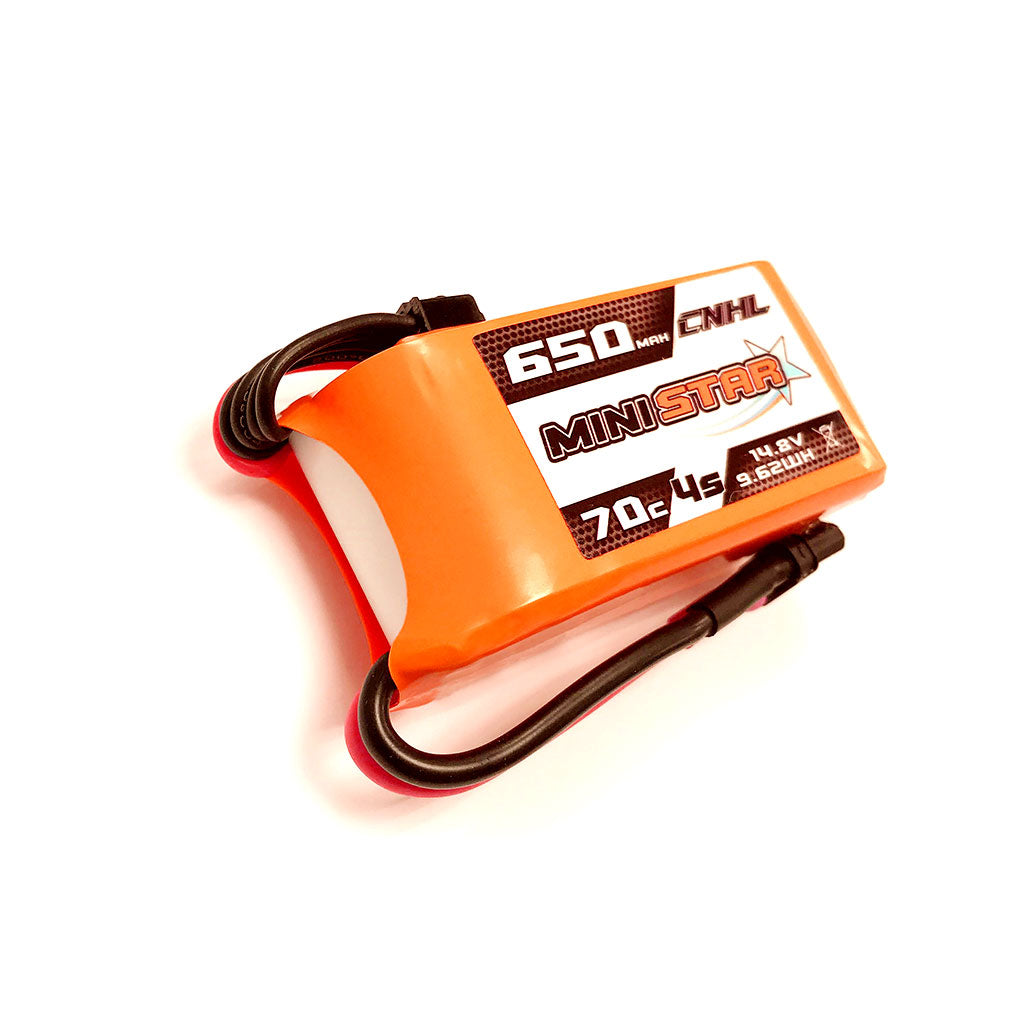 15864 1 battery cnhl ministar lipo 4s 14 8v 650mah 70c xt30u