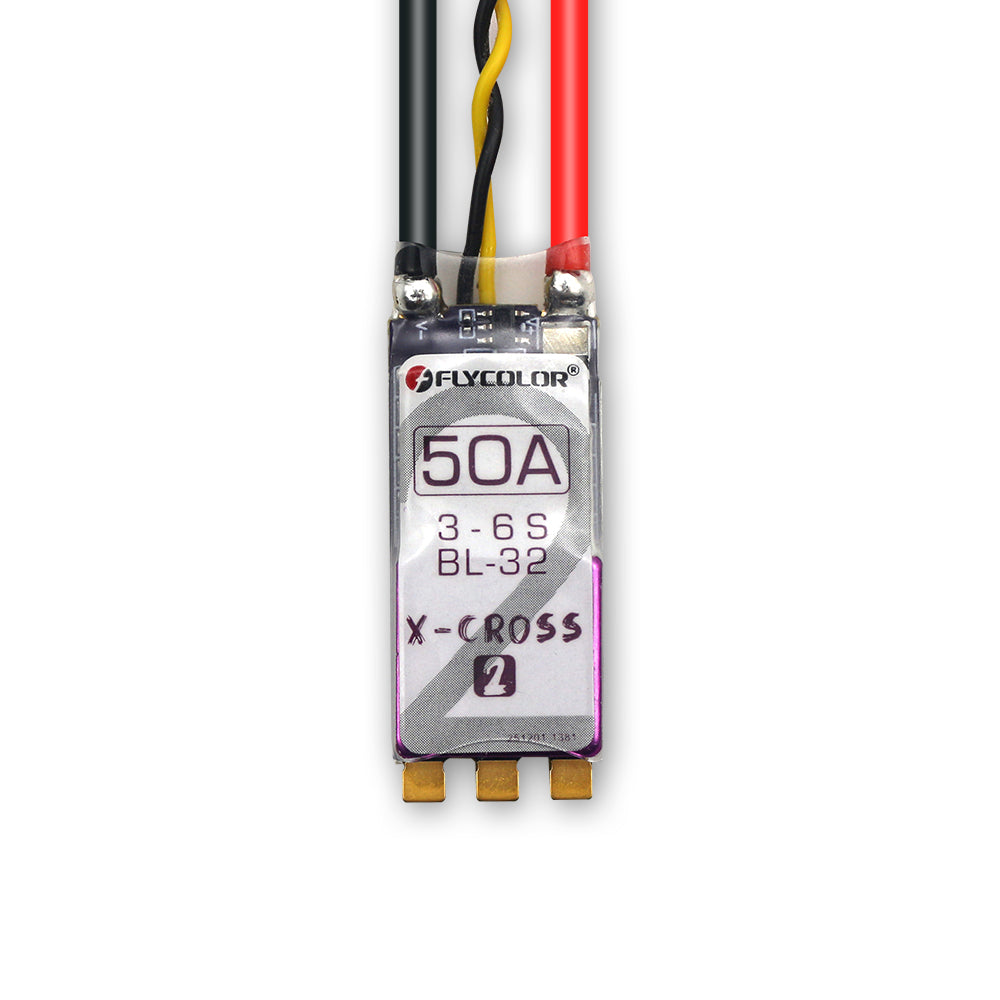 15918 2 esc flycolor x cross 2 50a 3 6s