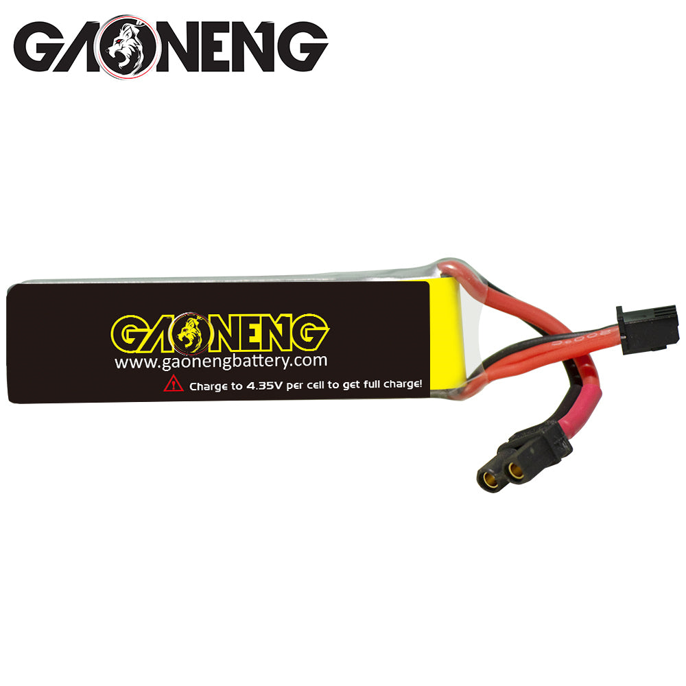 15954 2 battery gnb gaoneng lihv 2s 7 6v 530mah 90c xt30 lipo long