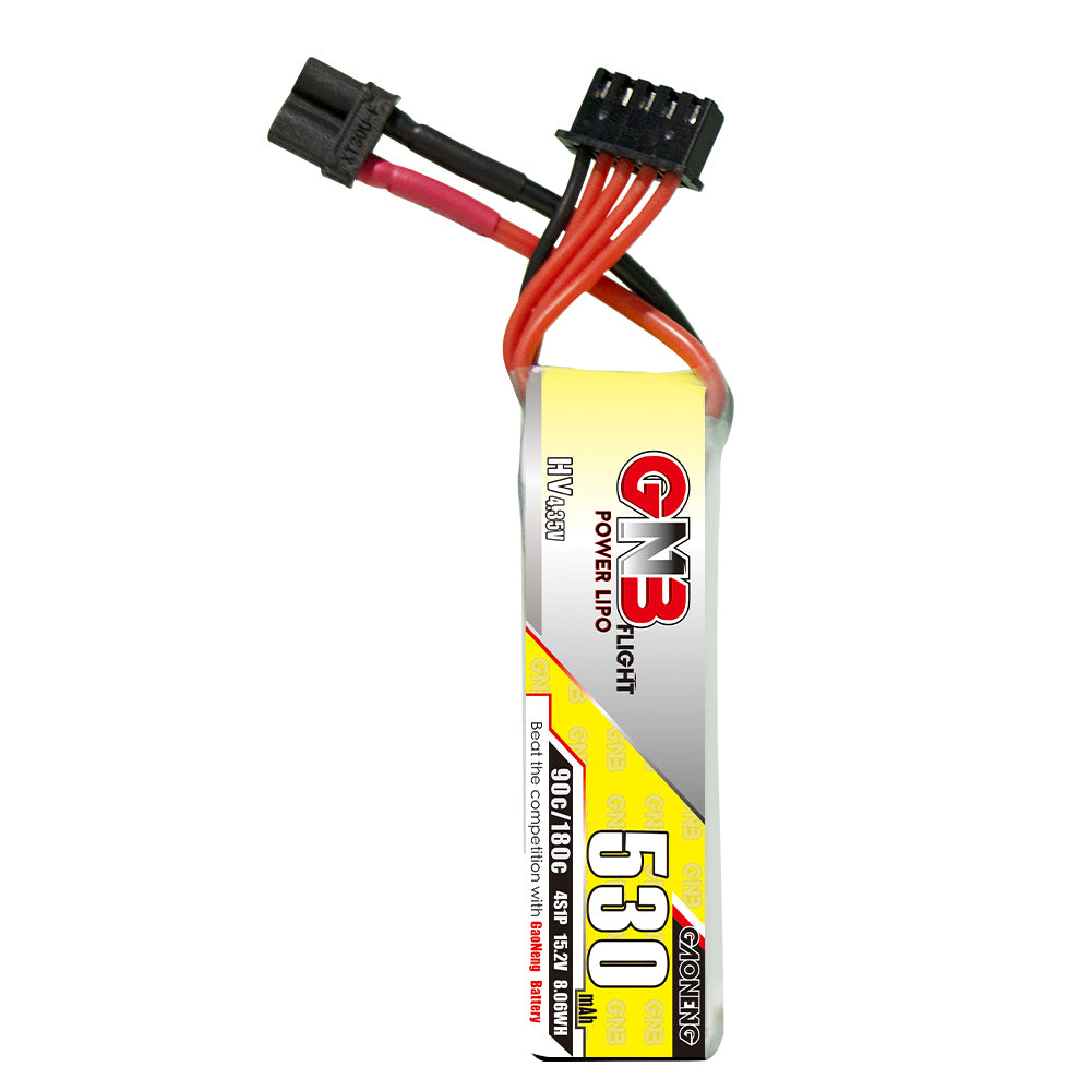 Battery GNB GAONENG LiPo 4S 15.2V 530mAh 90C XT30 Long | BSS Webshop