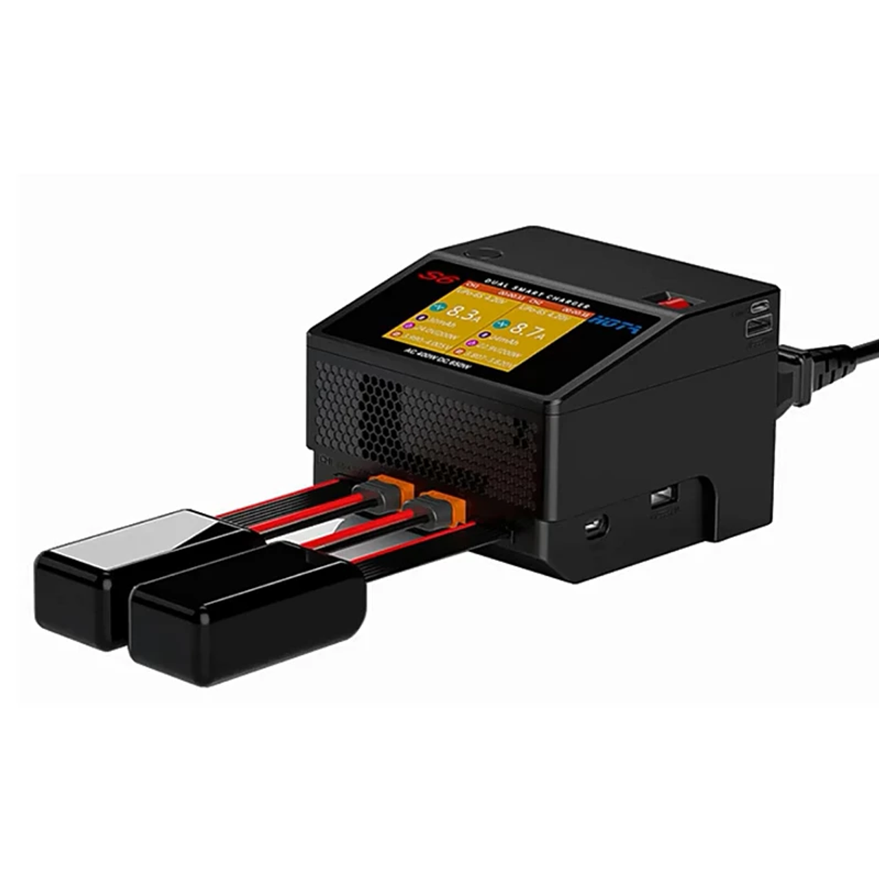 16185 charger hota s6 400w 15a 1 6s dual ac dc
